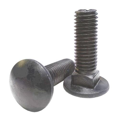 CB58212P 5/8"-11 X 2-1/2" Carriage Bolt, A307 Grade A, Plain